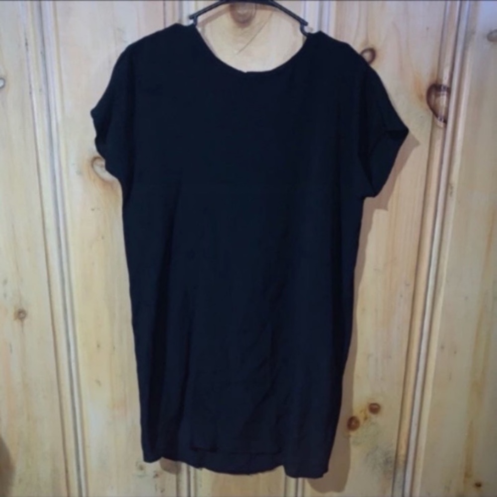 Madewell Crewneck Button Shirt Dress - Picture 4 of 7